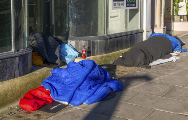 Sărăcie, oameni fără adăpost în Marea Britanie. Sursa foto: Profimedia Images