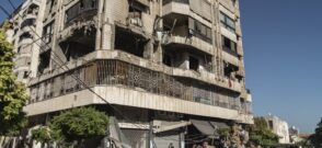 Centru Hezbollah din Beirut distrus în urma atacurilor israeliene. Sursa foto: Profimedia Images