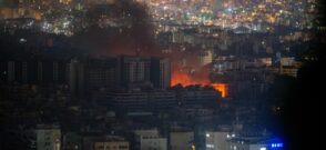 Atac israelian asupra Beirutului. Sursa foto: Profimedia Images