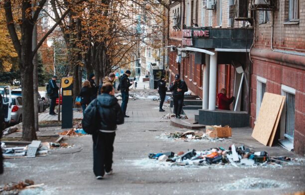 Atac rusesc asupra orașului Dnipro. Sursa foto: Profimedia Images