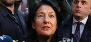 Președinta Georgiei, Salome Zurabişvili. Sursa foto: Profimedia Images