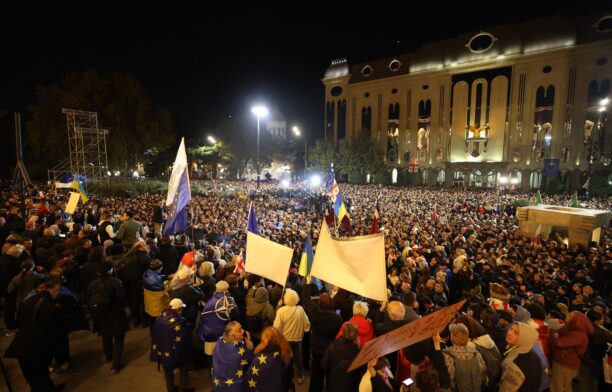 Protest în Tbilisi. Sursa foto: Profimedia Images