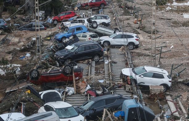 Inundații în Valencia. Sursa foto: Profimedia Images