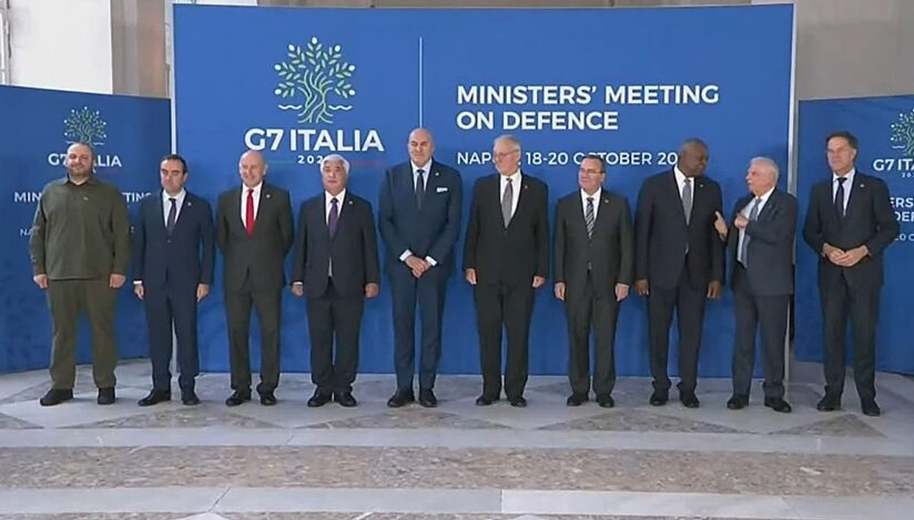 Miniştrii apărării din ţările G7 / captura video