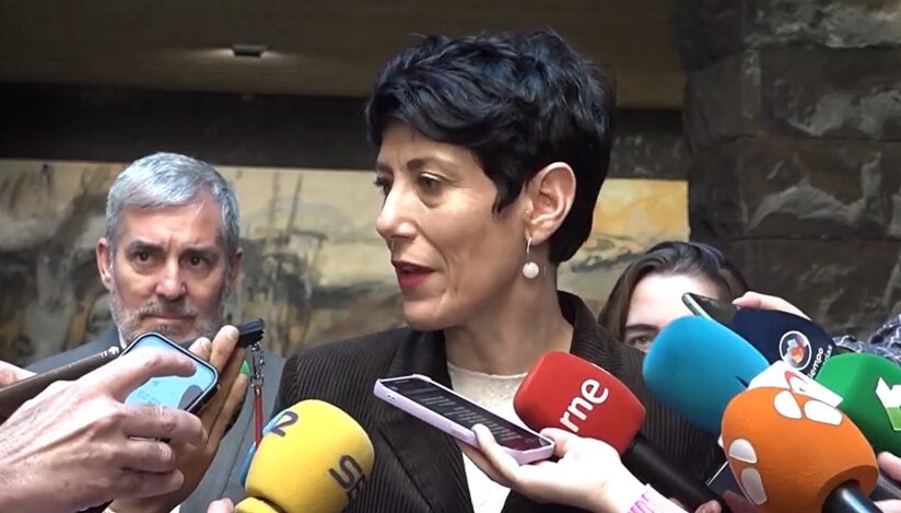 Ministrul spaniol pentru migraţie, Elma Saiz / captura video