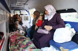 Pacienți din Fâșia Gaza. Sursa foto: Profimedia Images