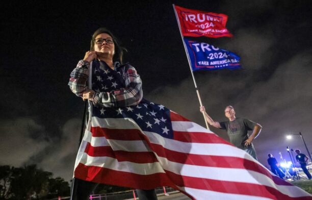 Susținătoare a alui Donald Trump. Sursa foto: Profimedia Images