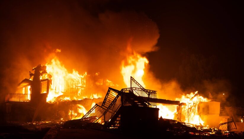 Incendiu în California. Sursa foto: Profimedia Images