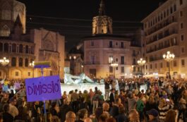 Protest în Valencia. Sursa foto: Profimedia Images