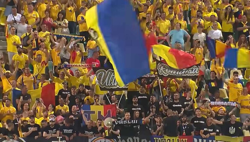 Suporteri, echipa națională a României / captură video