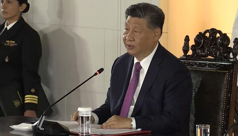 Xi Jinping la Lima / captura video