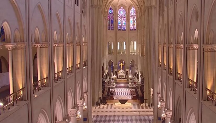 Catedrala Notre-Dame, restaurată / captura video