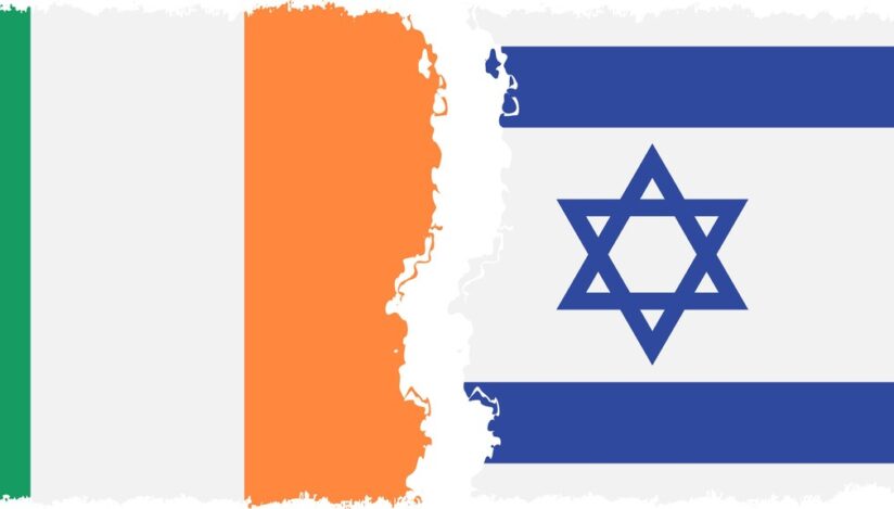 Drapelele Irlandei si Israelului. Sursa foto: Profimedia Images