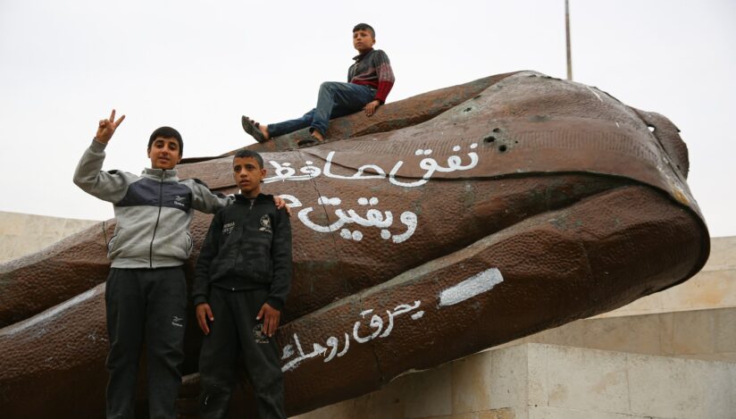 Statuia lui Hafez al-Assad. Sursa foto: Profimedia Images