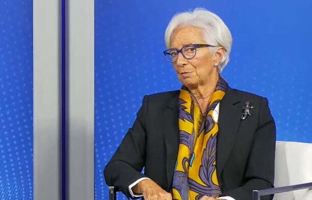 Christine Lagarde, preşedintele BCE / captura video