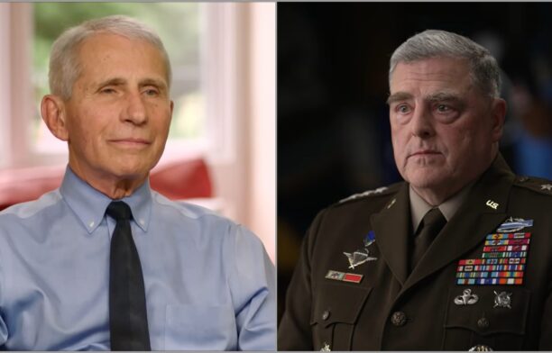 Medicul Anthony Fauci și generalul Mark Milley