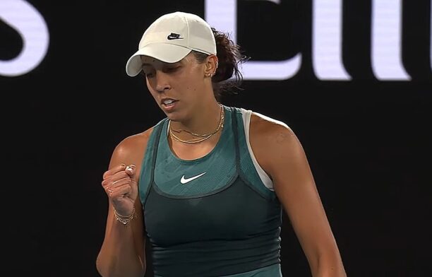 Madison Keys (a câştigat Australian Open / captura video