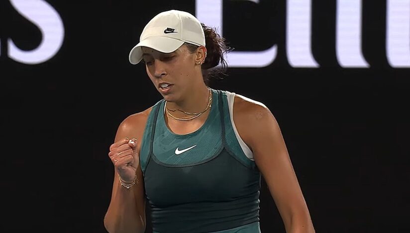 Madison Keys (a câştigat Australian Open / captura video
