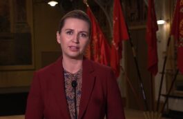 Şefa guvernului danez, Mette Frederiksen / captura video