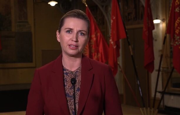 Şefa guvernului danez, Mette Frederiksen / captura video