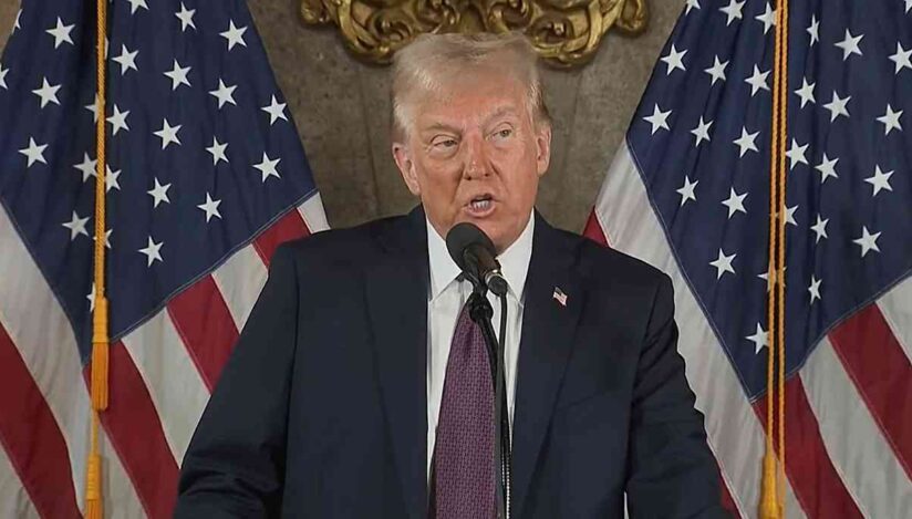 Preşedintele ales al SUA, Donald Trump / captura video