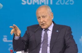 Secretarul general al Ligii Arabe, Ahmed Aboul Gheit / captura video