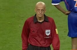 Arbitrul italian Pierluigi Collina / captura video