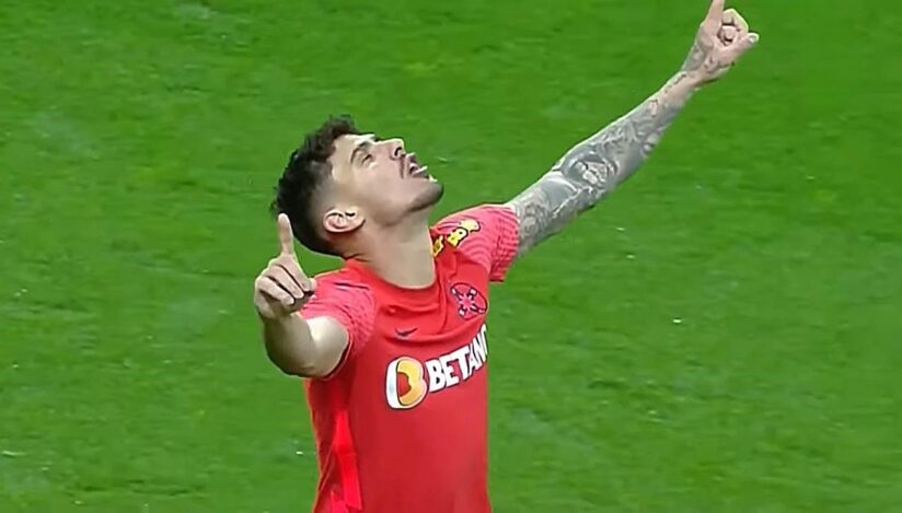 Florinel Coman pe vremea când juca la FCSB / captura video