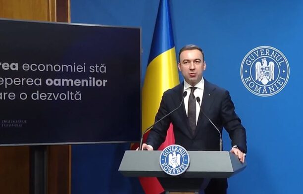 Ministrul Economiei, Digitalizării, Antreprenoriatului şi Turismului, Bogdan Ivan / captura video