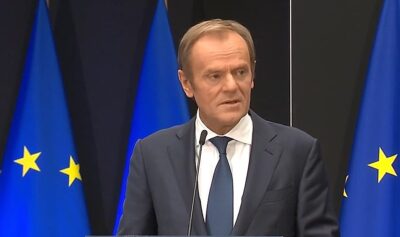 Premierul polonez, Donald Tusk / captura video