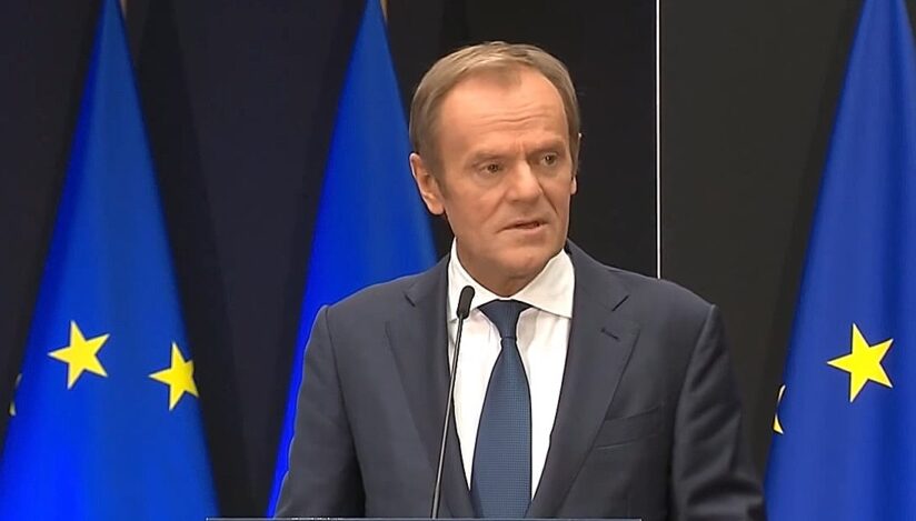 Premierul polonez, Donald Tusk / captura video