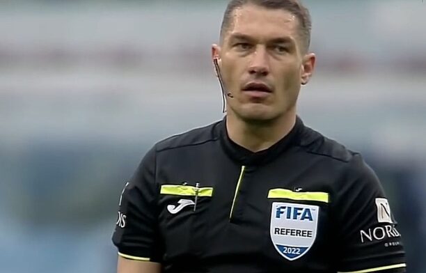 Arbitrul român Istvan Kovacs / captura video