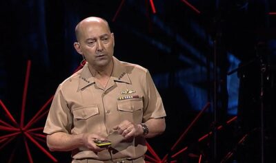 Amiralul american James Stavridis / captura video
