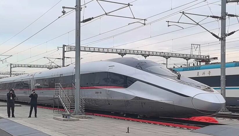 Tren de mare vitezaă China / captura video