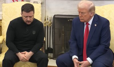 Întâlnire Trump - Zelenski, Casa Albă / captură video