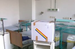 Urna mobila în spital / captura video