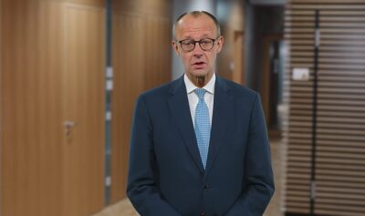 Viitorul cancelar german Friedrich Merz / captura video