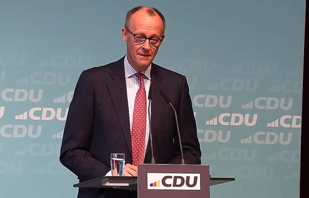 Viitorul cancelar german Friedrich Merz / captura video