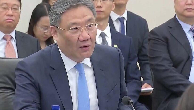 Ministrul chinez al comerţului, Wang Wentao / captura video