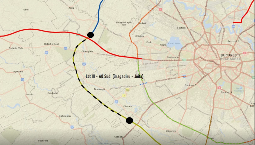 Din iunie se poate circula de la Pitești la mare pe autostradă, ocolind Capitala