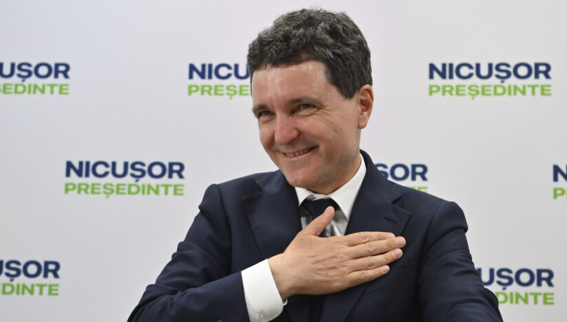 Nicușor Dan a prezentat rezultatele unui sondaj realizat la comanda lui, în care ar avea 44,6% din voturi, iar George Simion – 55,4%