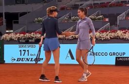 Sorana Cîrstea şi Ana Kalinskaia, Madrid / captura video