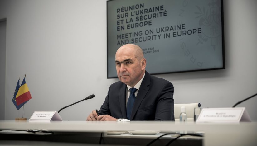 Președintele interimar Ilie Bolojan participă sâmbătă, în regim de videoconferință, la Summitul ‘Coaliției voinței’ din Ucraina