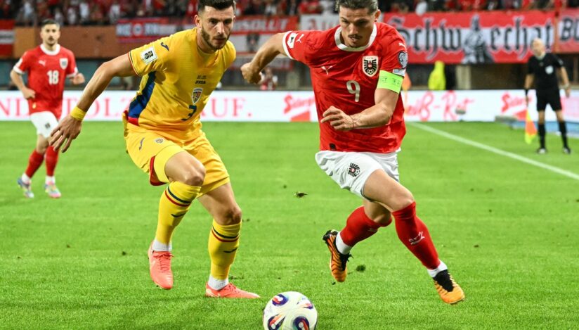 Austria – România 2-0, înfrângere pentru tricolori la Viena, în preliminariile Cupei Mondiale la fotbal