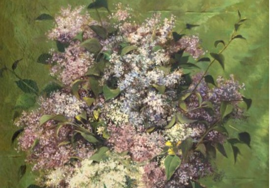 Lucrarea „Liliac pe satin verde” de Theodor Aman a fost cumpărată la licitație cu 115.000 de euro