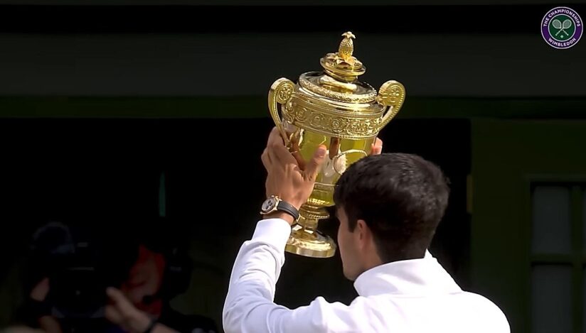Câștigător turneu Wimbledon / captura video