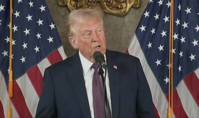 Președintele SUA Donald Trump / captura video