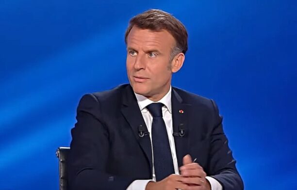 Preşedintele francez, Emmanuel Macron / captura video