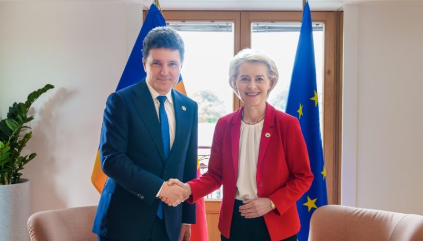 Președintele Nicușor Dan a avut o întrevedere, la Bruxelles, cu Ursula von der Leyen, președinta Comisiei Europene