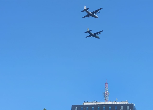 Au început exercițiile pentru Ziua Aviației Române, în Piața Aviatorilor